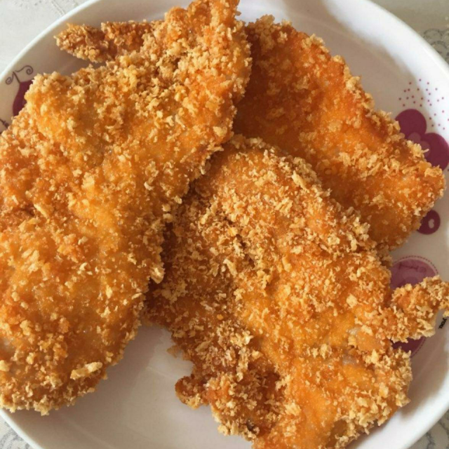 【正常发货】鸡排半成品冷冻油炸香嫩脆1kg(10片)汉堡饼 原味大鸡排