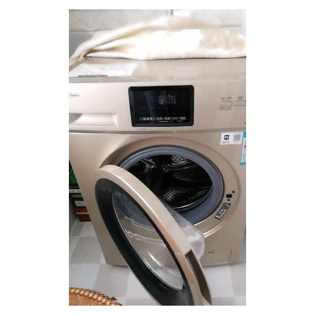 小天鹅littleswan10公斤洗衣机变频滚筒除菌洗全自动高温消毒洗tg100