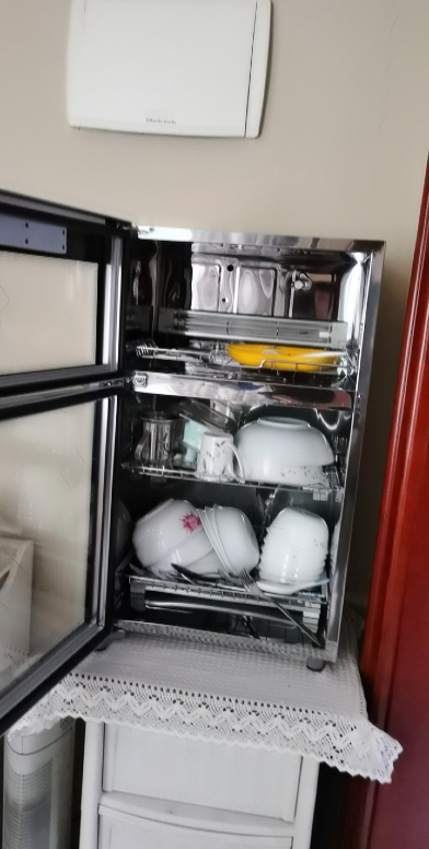 haier/海尔 ztd80-a-6cs消毒柜 家用巴氏光波 高温消毒 碗筷消毒碗柜