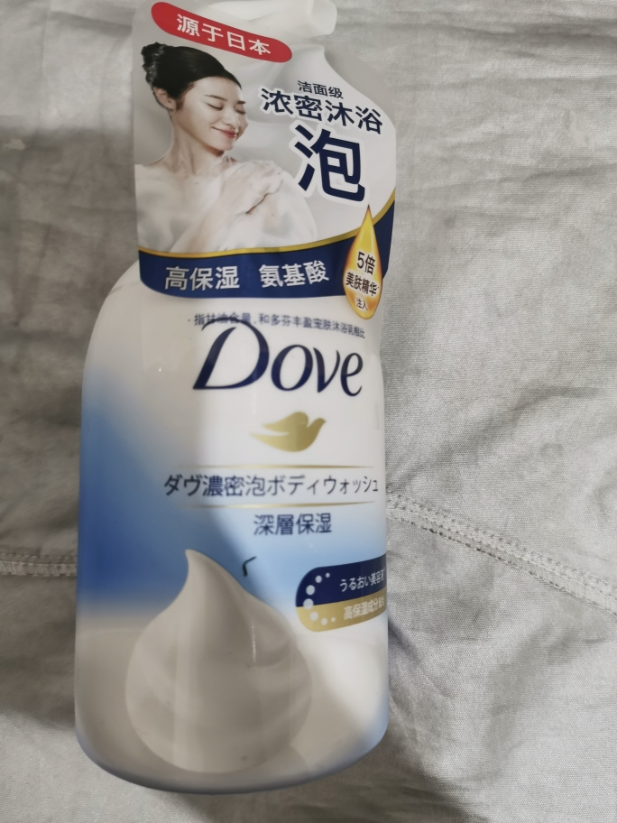 多芬(dove) 浓密沐浴泡泡 深层营润400ml 各种肤质 女士 沐浴露【联合