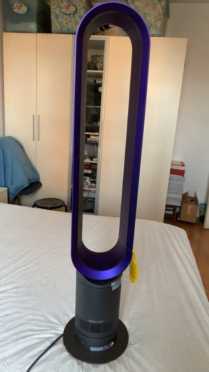 戴森(dyson)am07无叶电风扇安全设计静音遥控落地扇进口塔扇儿童安全