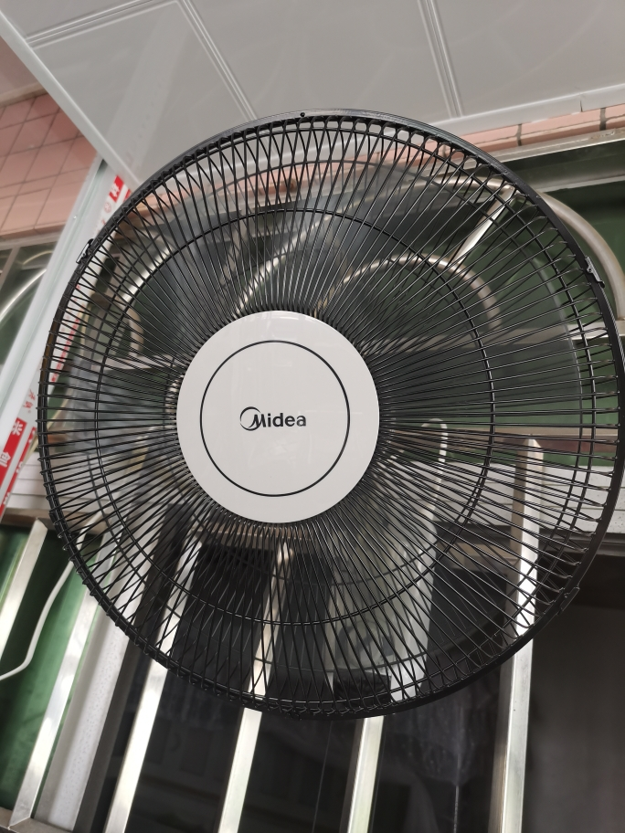 美的(midea) 电风扇fwa40ya壁扇家用壁挂式五叶劲风 铜芯电机电机