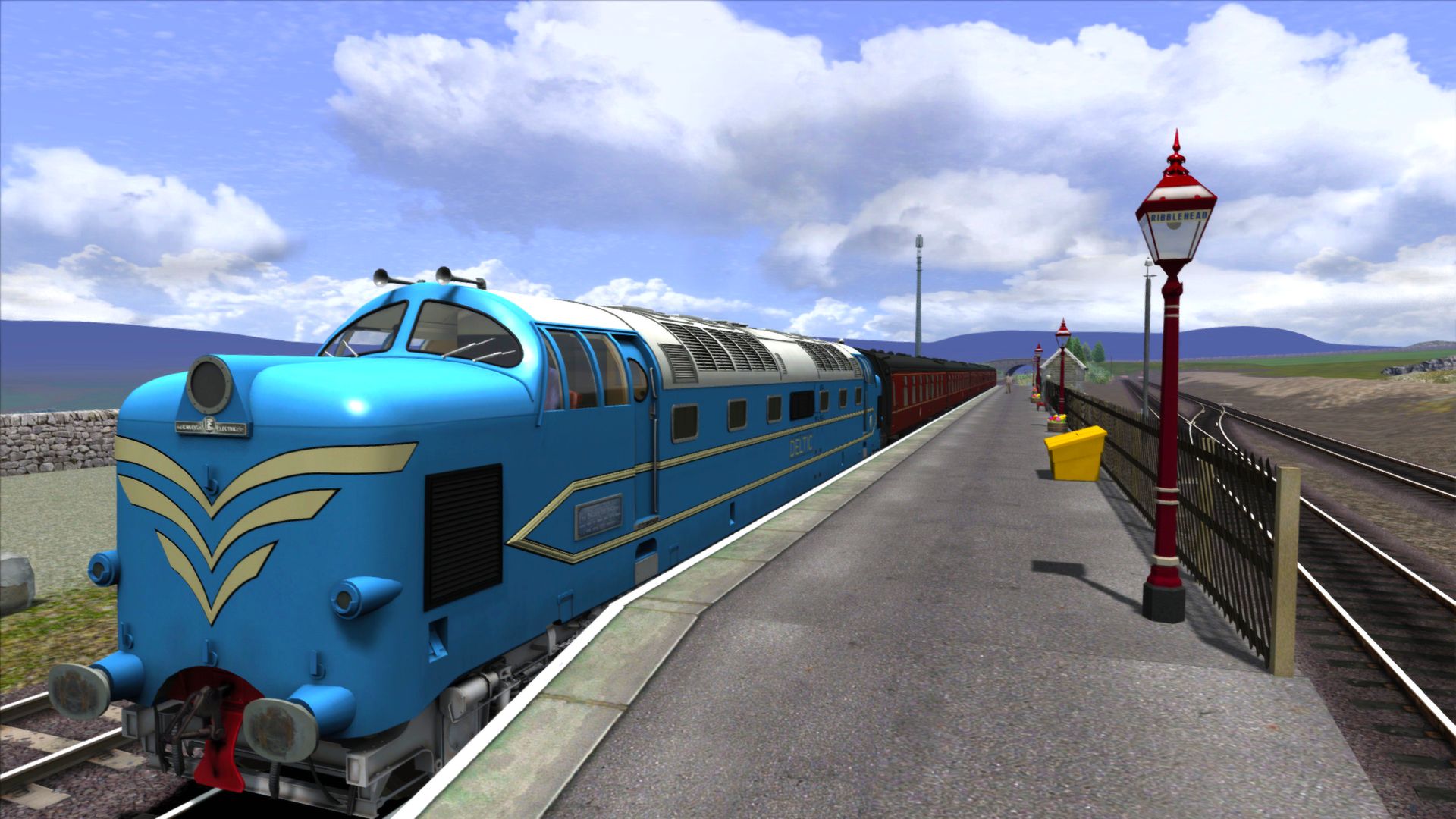 br dp1 deltic loco [steam]_※ts機車車輛下載_≡模擬火車2021_模擬