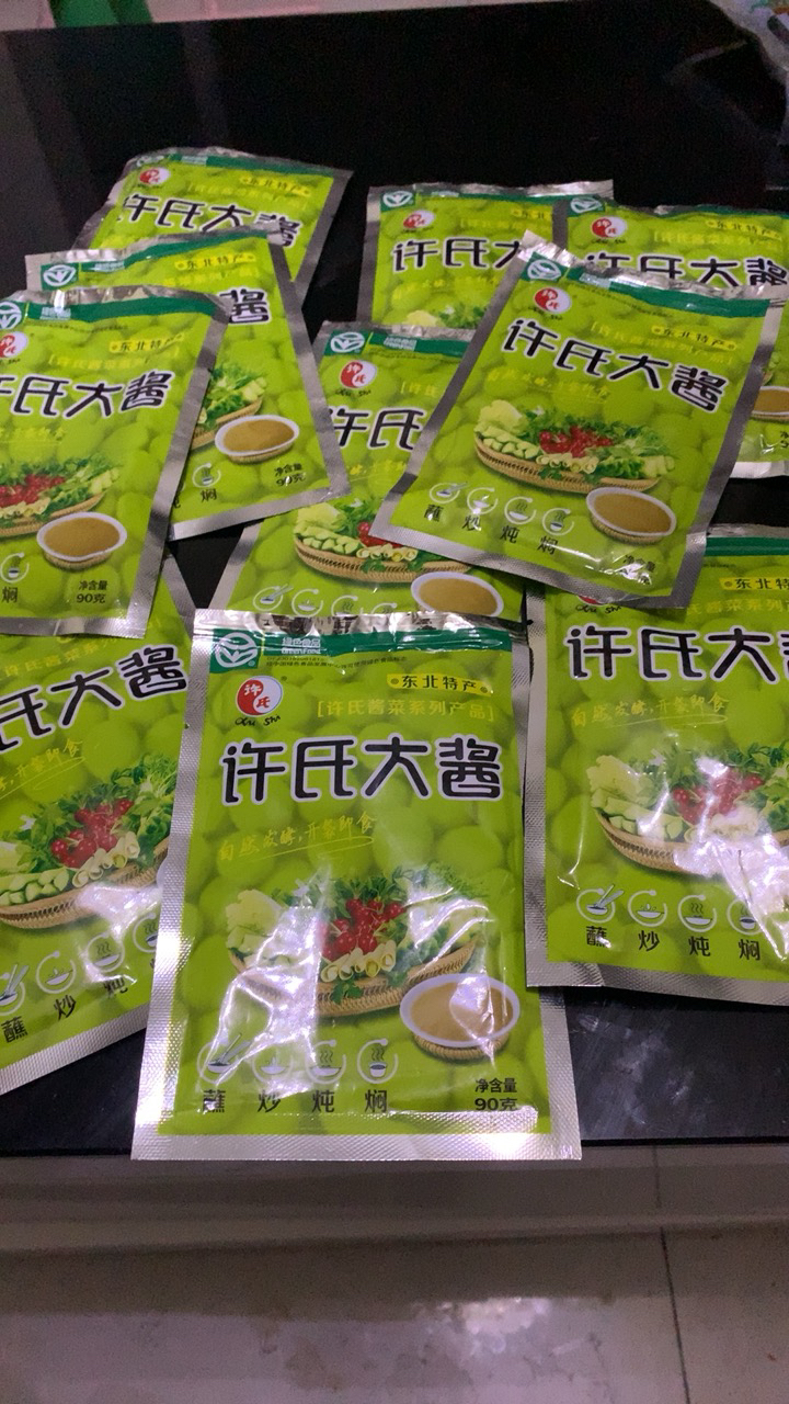 许氏大酱10袋装东北臭大酱黄豆酱原味农家大酱炸酱鸡蛋酱蘸酱菜晒单图