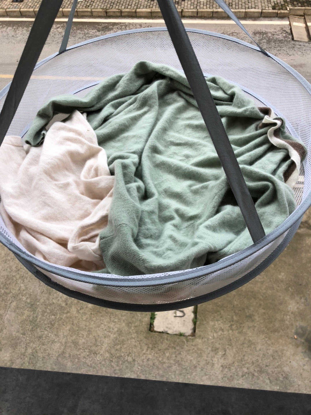 法耐(fanai)晒衣篮晾衣网晾晒网衣服平铺的网兜家用晾袜子神器毛衣