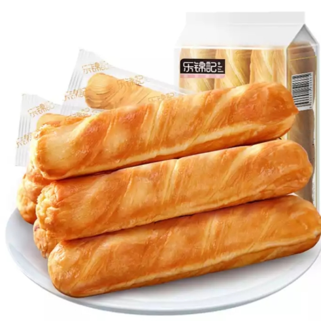 乐锦记手撕面包棒750g整箱营养早餐原味网红零食品蛋糕点心口袋原味小