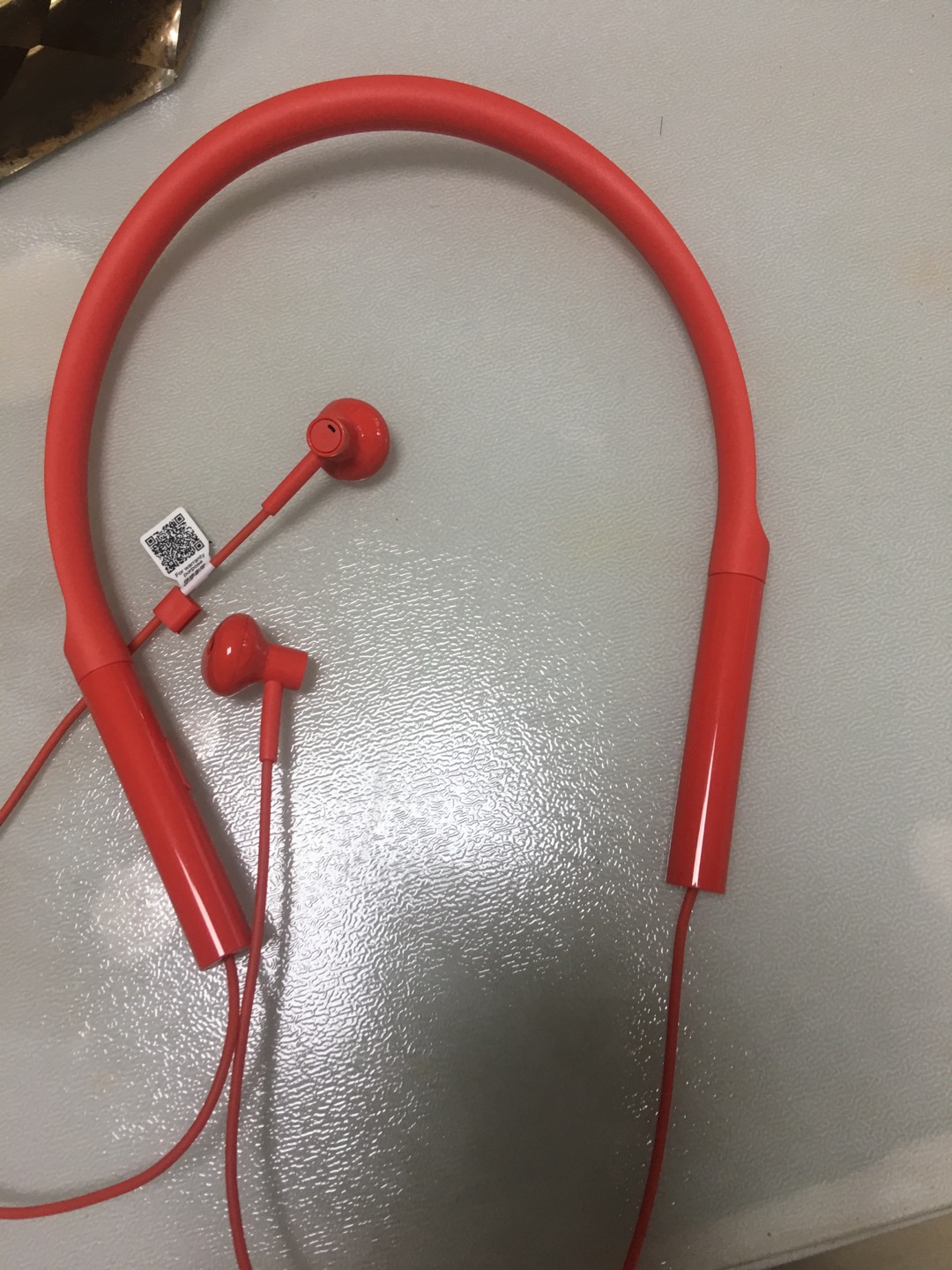 小米(mi)小米蓝牙项圈耳机 青春版 橙色 原装无线运动蓝牙耳机 挂脖头