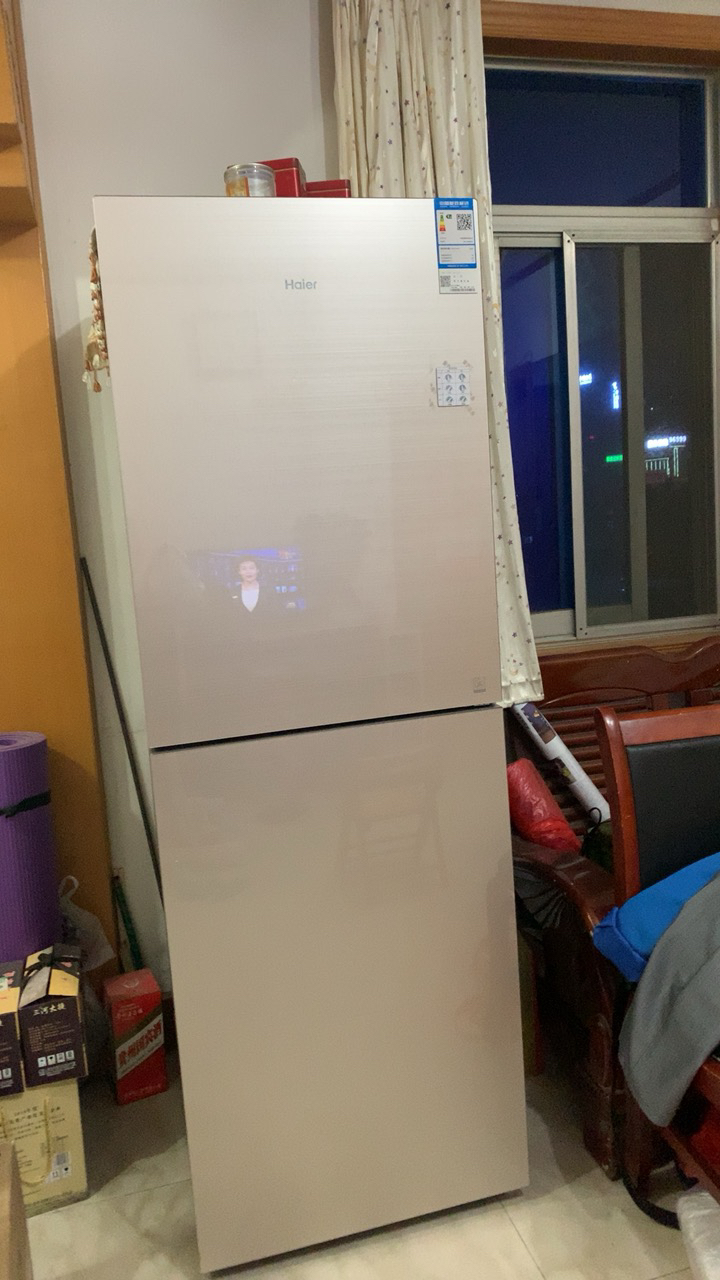 海尔(haier) 309升 双门 风冷无霜 变频 冰箱 家用 两门 静音 一级