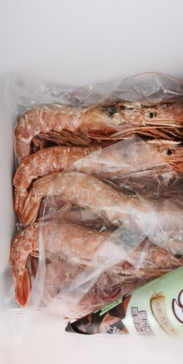 味库阿根廷红虾l1大红虾海鲜水产新鲜冷冻大虾净重4斤晒单图