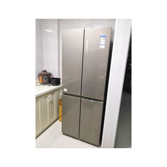 海尔haier冰箱家用十字对开门四门多门大冰箱406升双变频超薄冰箱风冷