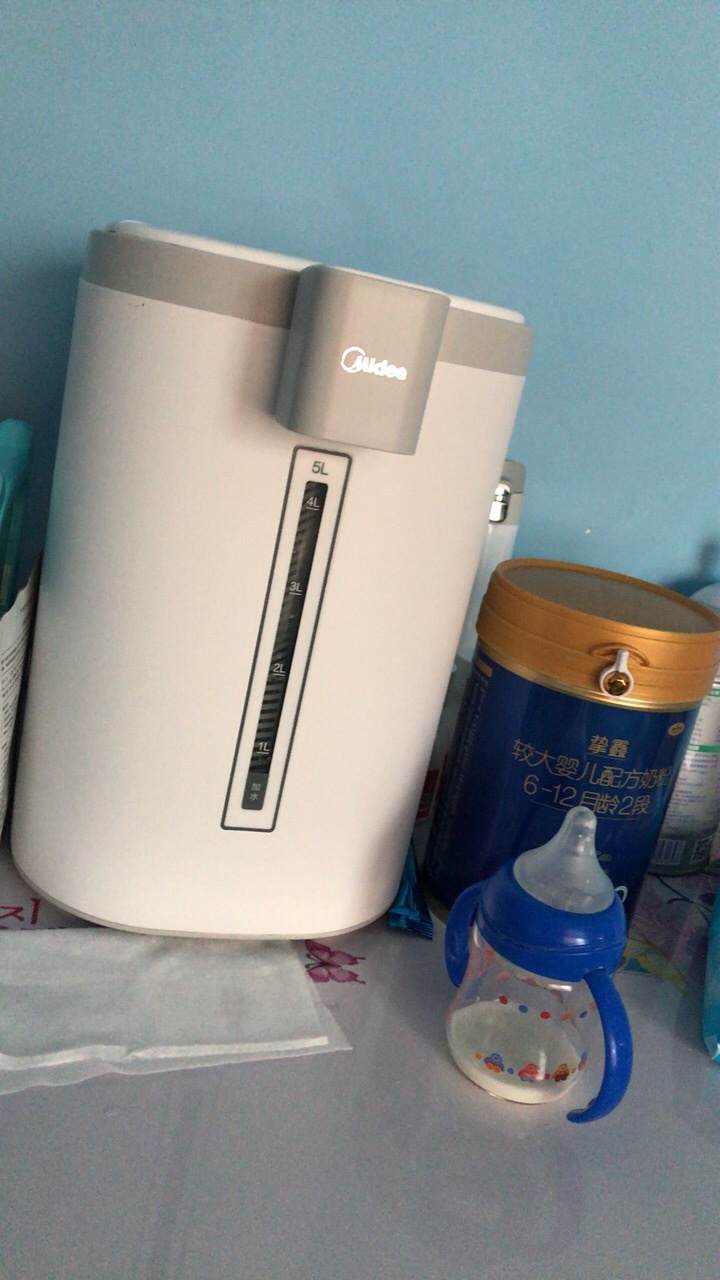 美的(midea)电热水瓶八段控温5l电水瓶热式饮水机全自动恒温烧水壶