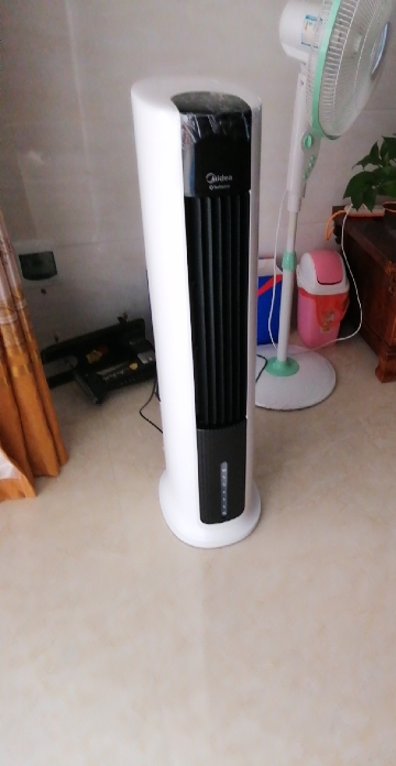 美的(midea)冷风扇空调扇 aac12ar 4档单冷风 7l大水箱 自动摆叶广域