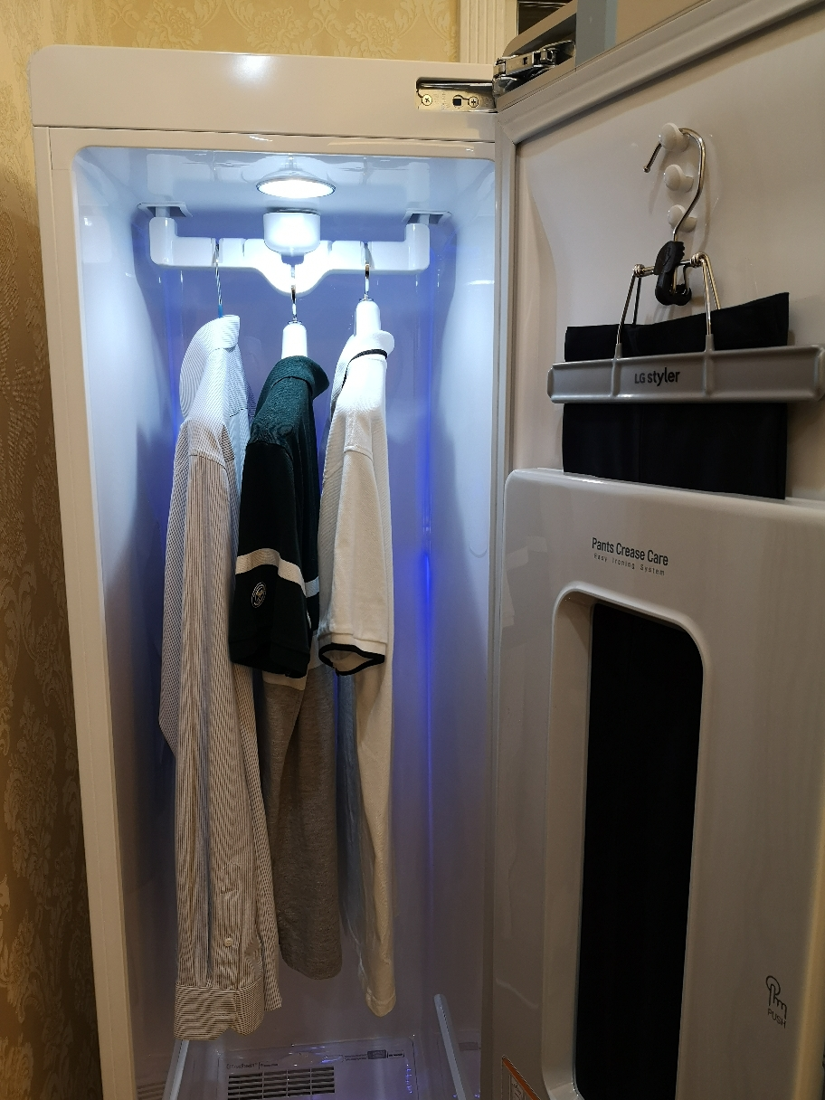 lg 原装进口衣物护理机 智能蒸汽烘干多功能挂烫机干衣机 s3rf晒单图