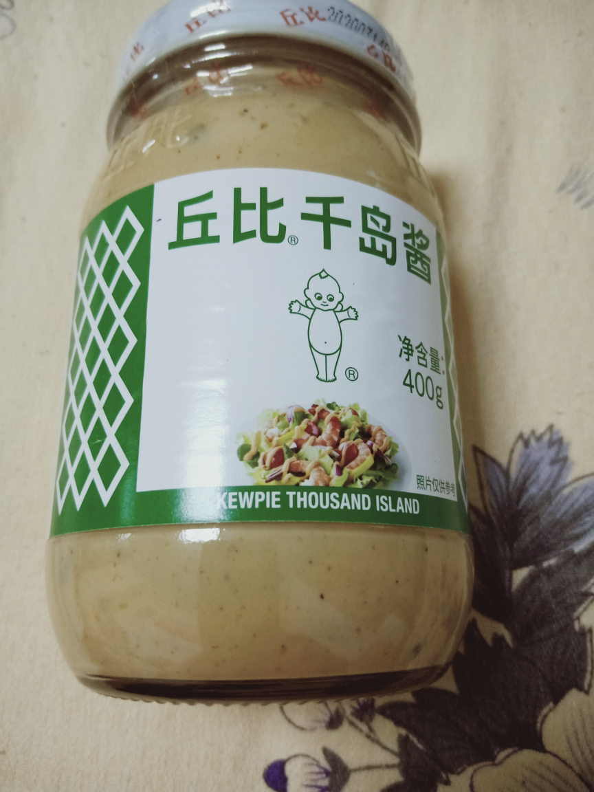 丘比(kewpie)千岛酱 400g 水果蔬菜沙拉酱 海苔紫菜包饭 寿司酱料调味