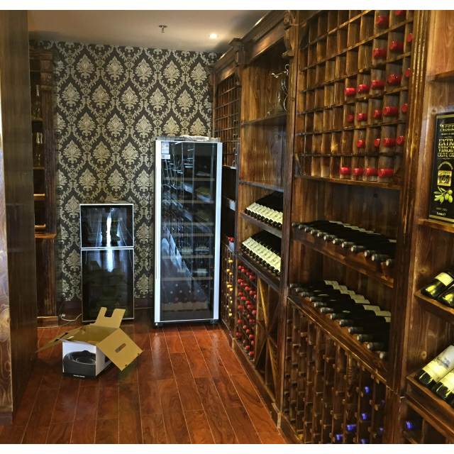 casarte卡萨帝红酒柜恒温 316升冷柜冰吧 海尔红酒柜冰箱嵌入式 智能