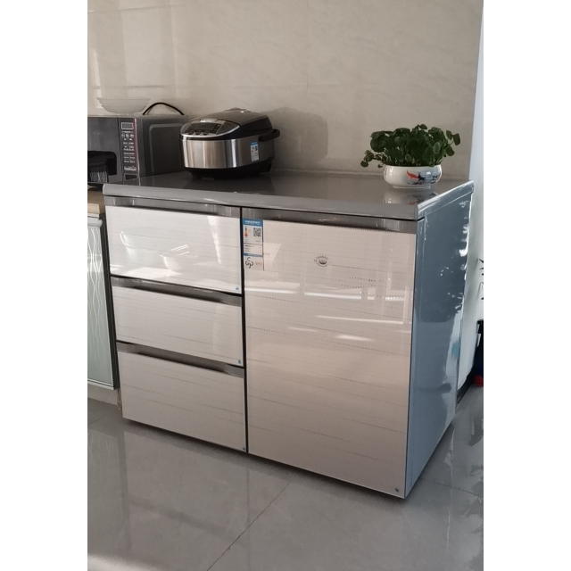 bcd-210cv 210升卧式冰箱家用冰柜 直冷抽屉柜式 小型双门 多门橱柜