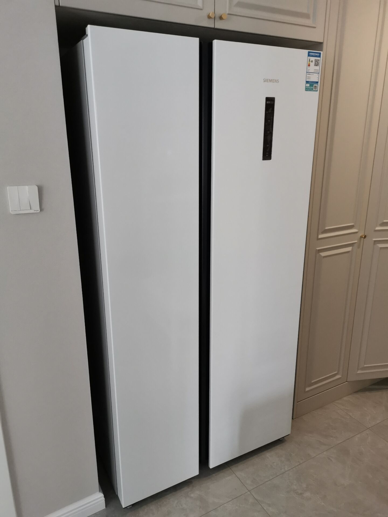 西门子(siemens)超薄对开门冰箱 ka50ne20ti 502升大容量冰箱 风冷