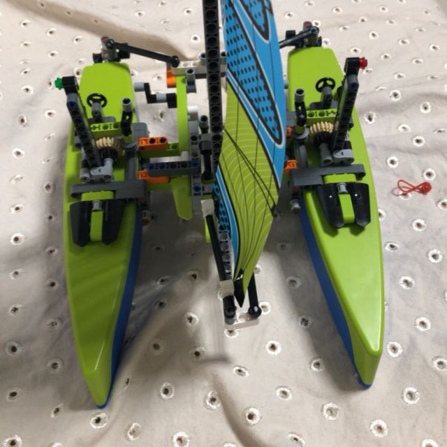 lego乐高technic机械组系列漂浮双体船42105