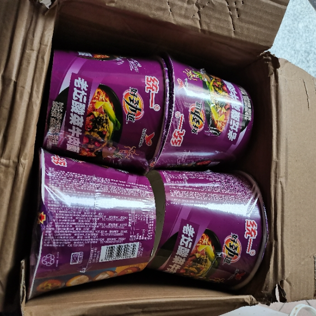 > 统一好劲道桶面 老坛酸菜牛肉面口味12桶 整箱方便面商品评价 > 是