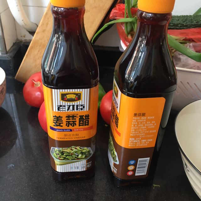 老才臣500ml姜蒜醋姜蒜口味香醋凉拌醋蘸食醋调味醋