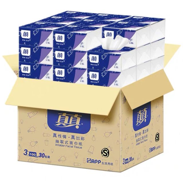 > 清风 真真 抽纸 3层100抽24包小规格抽取式面巾纸商品评价 > 您没有