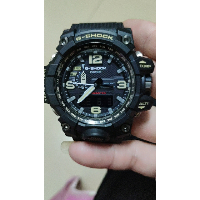 卡西歐(casio)g-shock 大泥王運動手錶男太陽能六局電波三重感應男士