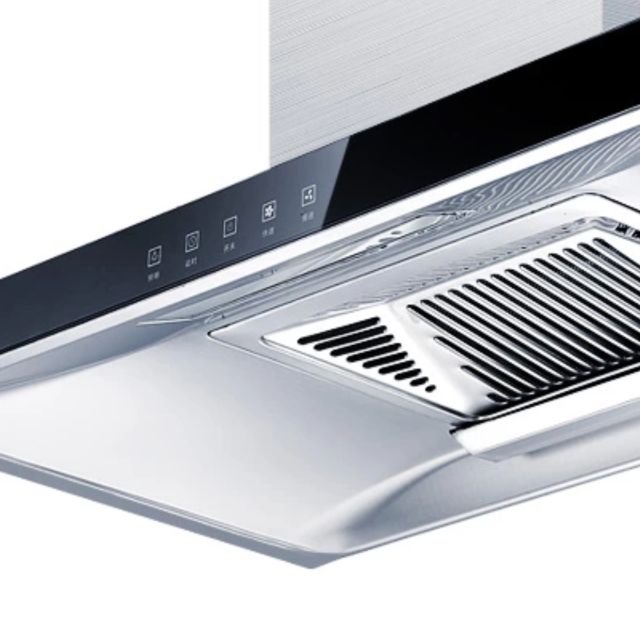 马可波罗 欧式t型烟机大吸力触摸屏抽油烟机免拆洗家用顶吸式设计cxw