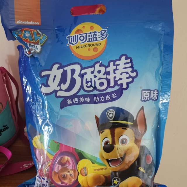 妙可蓝多汪汪队立大功儿童奶酪棒500g原味1袋混合水果味1袋