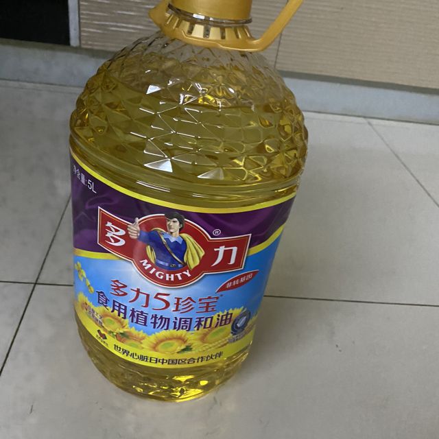 多力5珍宝非转基因葵花籽食用调和油5l