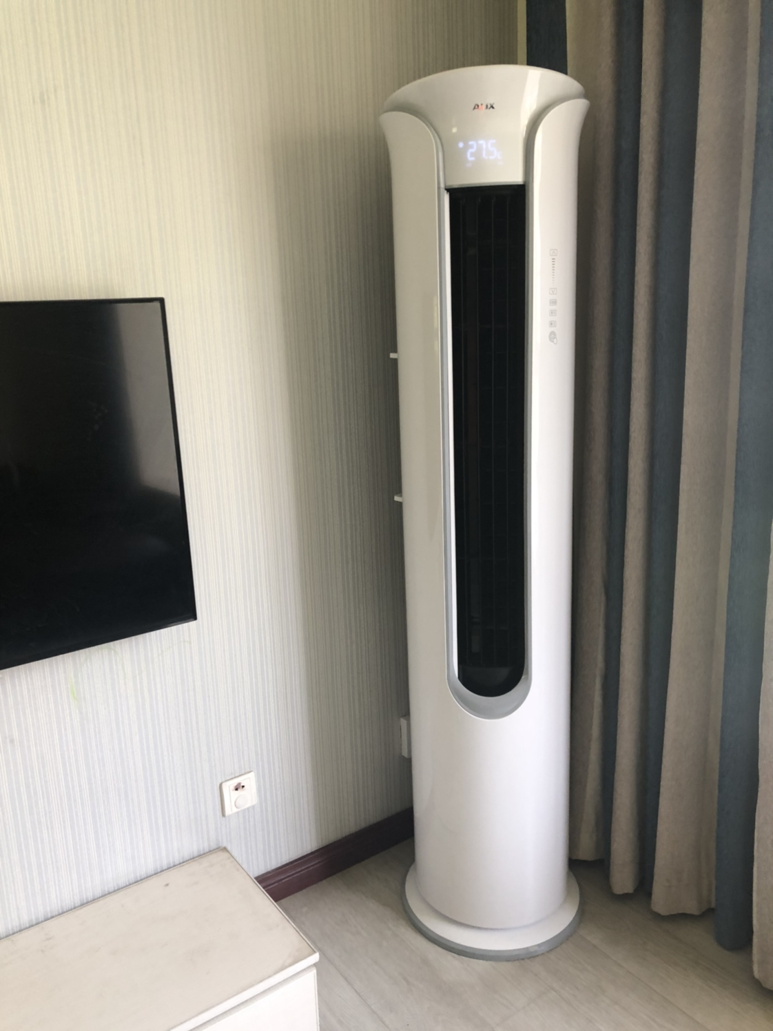 雅典娜1级能效 冷暖客厅家用立柜式圆柱式 柜机空调kfr-72lw/bpr3ta01