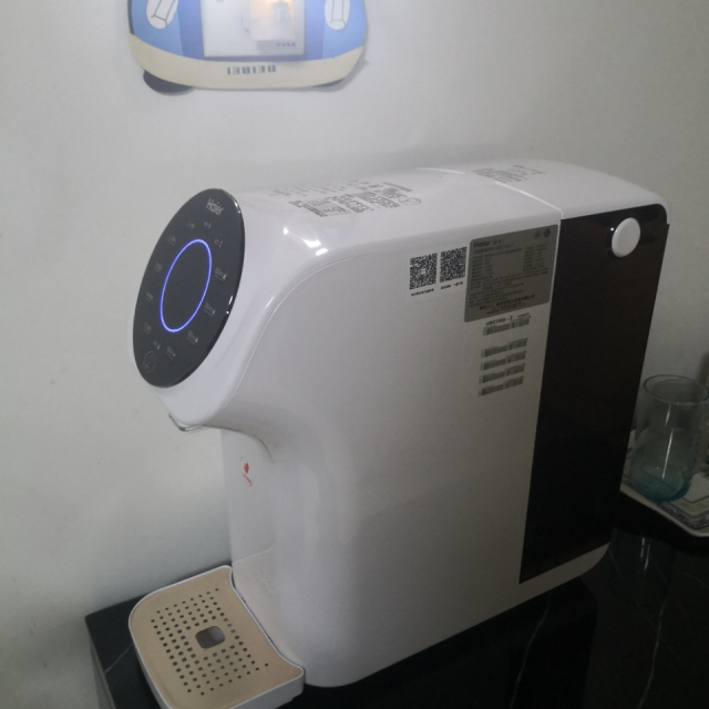 海尔净水器家用hro75583净化直饮加热一体机即热式饮水机反渗透纯水机