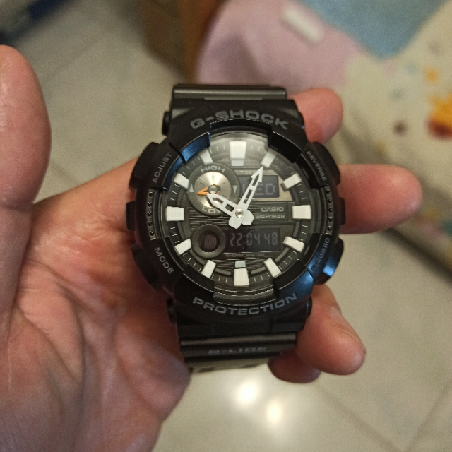 卡西欧gshock双显时尚潮流运动防水手表男表学生gax100a7agax100b1a