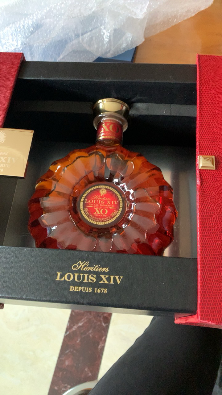路易十四传世珍藏洋酒xo白兰地 法国原瓶原装进口40度700ml礼盒套装