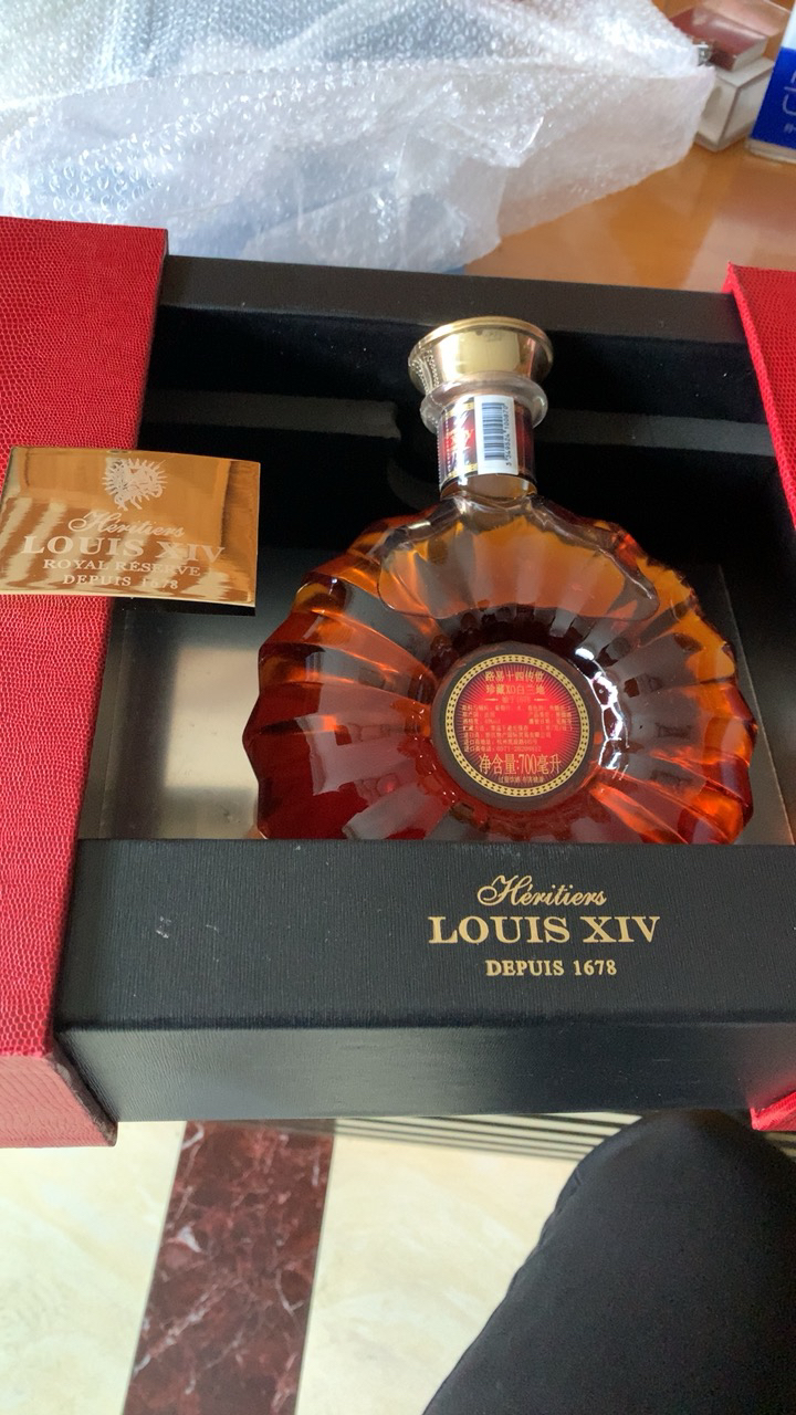 路易十四传世珍藏洋酒xo白兰地 法国原瓶原装进口40度700ml礼盒套装
