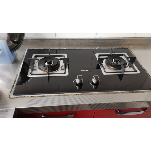 5kw猛火台式灶台灶具炉具双眼灶煤气炉天然气高清大图|实物图