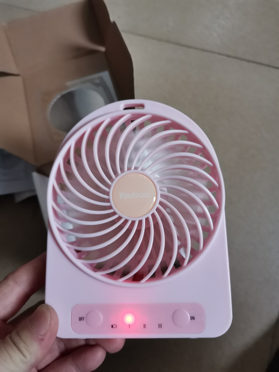 迷你充电小风扇