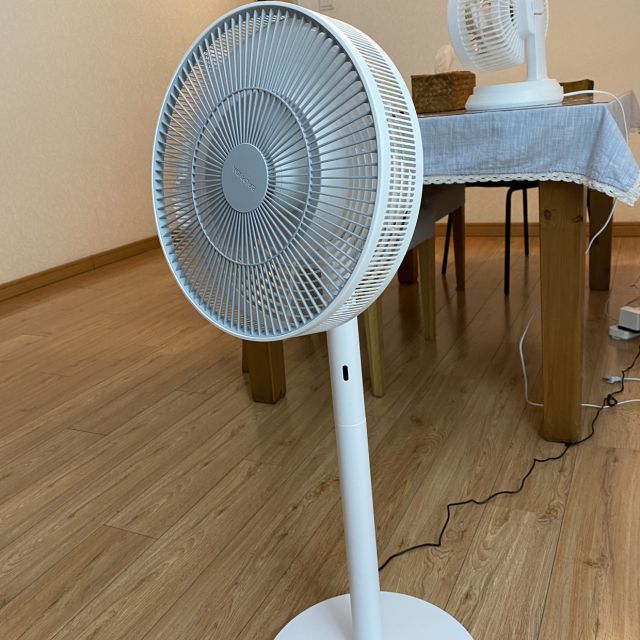 日本巴慕达balmuda电风扇1680白嵌灰日本进口空气循环落地扇台扇两用