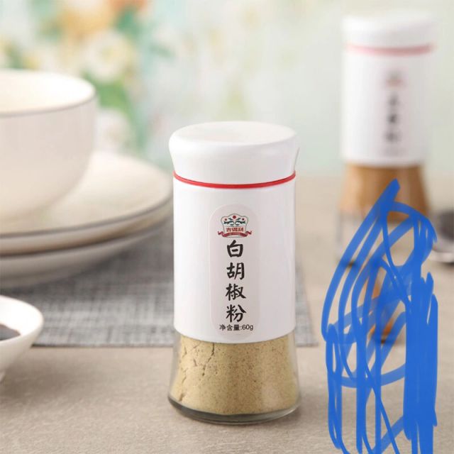 吉得利白胡椒粉60g瓶烧烤调料香料调味