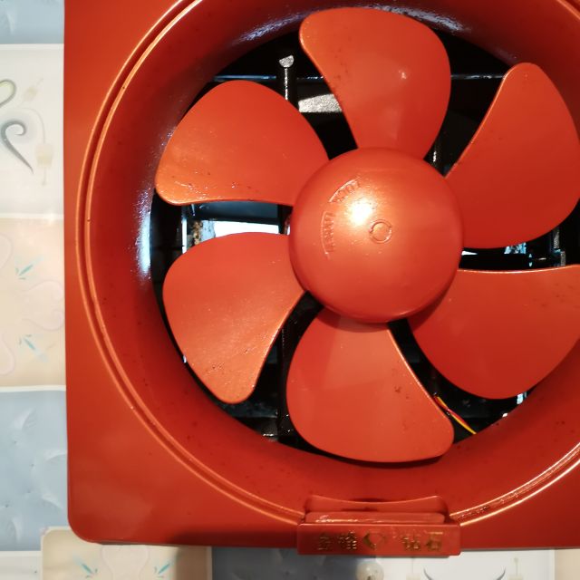 闪电客换气扇10寸静音厨房方形抽烟机排风扇卫生间强力家用排气扇通