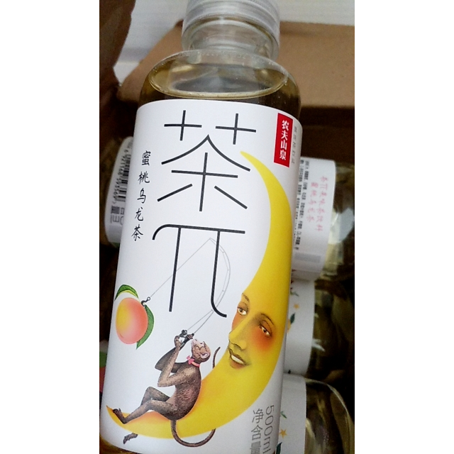 農夫山泉茶π茶派蜜桃烏龍茶500ml15瓶整箱