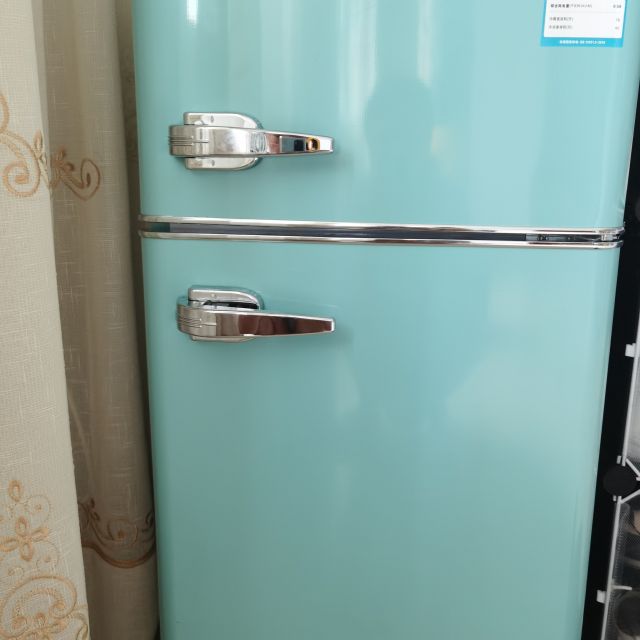 【苏宁好货】志高(chigo)bcd-118欧式复古时尚彩色冰箱 小型家用双门