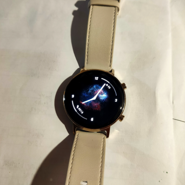 huawei watch gt2(42mm)华为手表 运动智能手表 凝霜白(血氧检测 一周