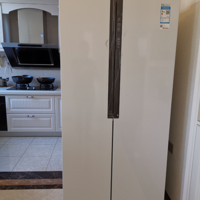 海尔(haier)bcd-452wdpf 452升对开门冰箱 风冷无霜 纤薄机身 厨装