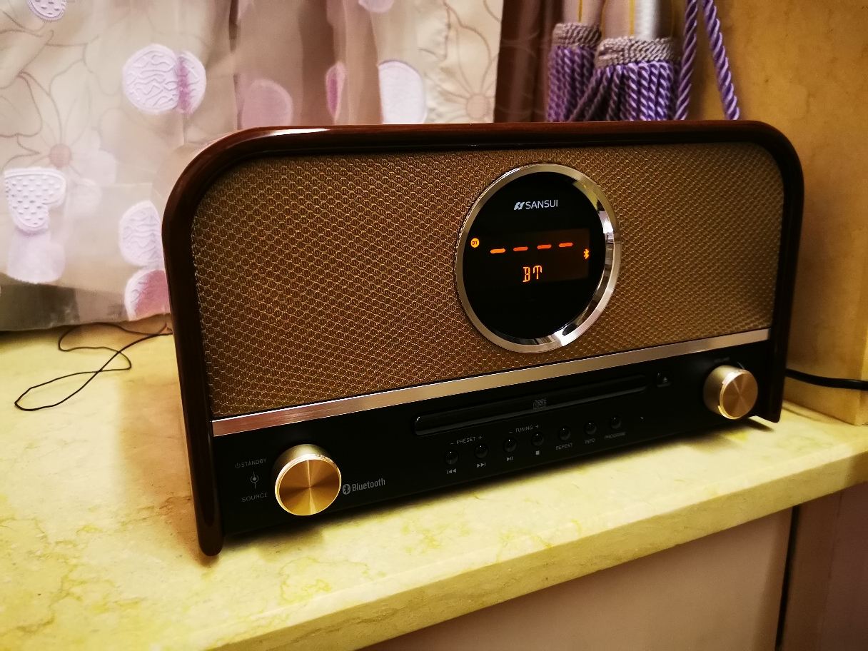 老式怀旧蓝牙小音响木质组合音响家用fm收音机经典迷你音箱cd机一体