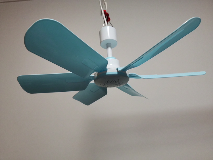 奥克斯(aux)小吊扇电风扇 六叶柔风轻音低噪 柔软扇叶1档正常风宿舍