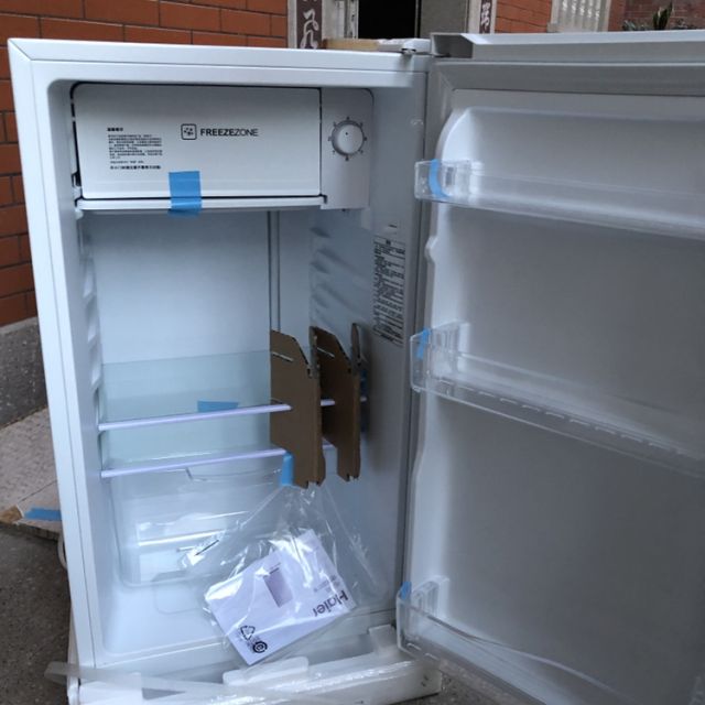 haier海尔bc93tmpf迷你小冰箱家用租房93升小型单门宿舍电节能冷藏微