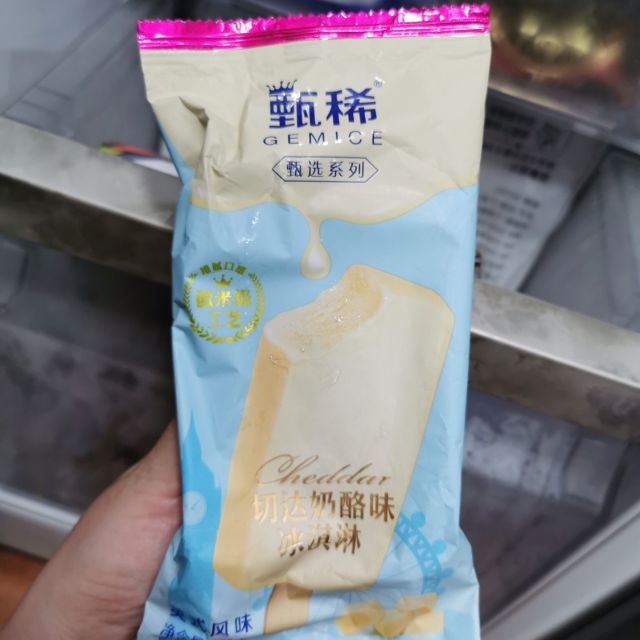 甄稀切达奶酪味冰淇淋70g