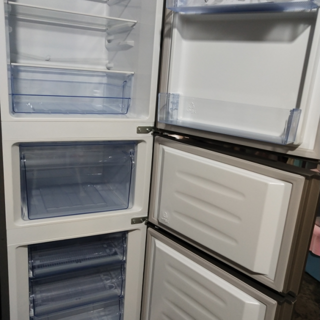 海信hisensebcd220dq220升三门冰箱中门软冷冻2级能效节能静音急速