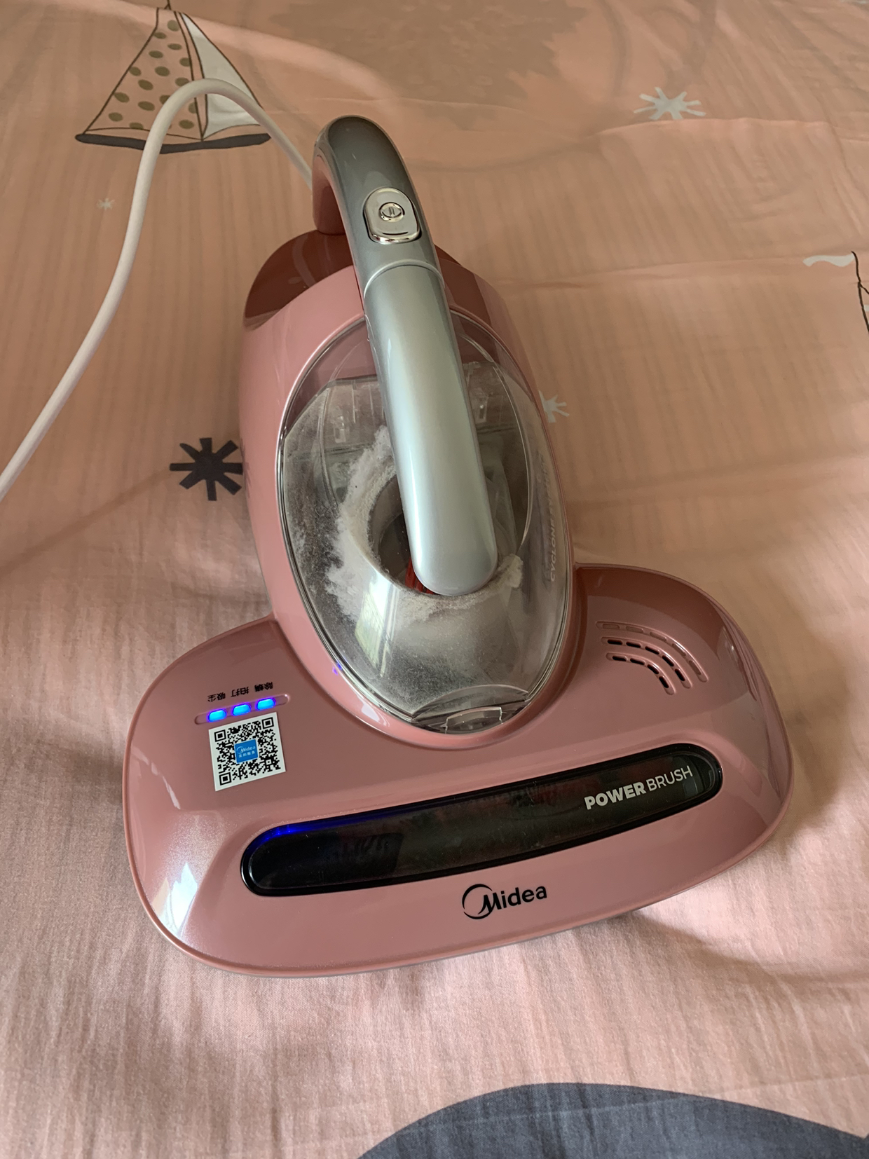 紫外线手持床上除螨机 宽吸口高频拍打 吸螨器除螨虫 家用除螨吸尘器