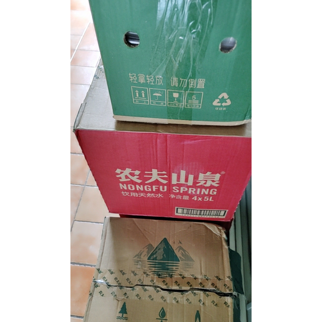 農夫山泉天然飲用水5l4整箱裝